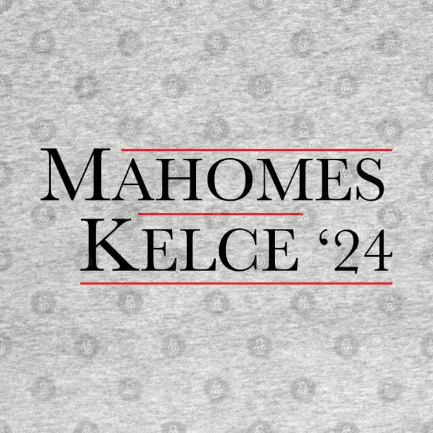 Mahomes Kelce 2024 by fineaswine